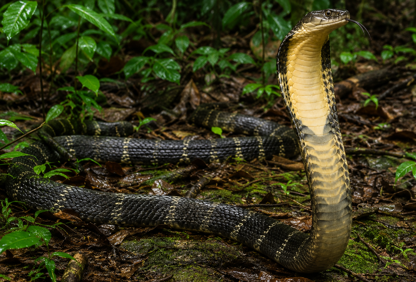 Western Ghats King Cobra, Ophiophagus kaalinga